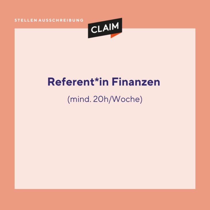 Referent*in Finanzen
