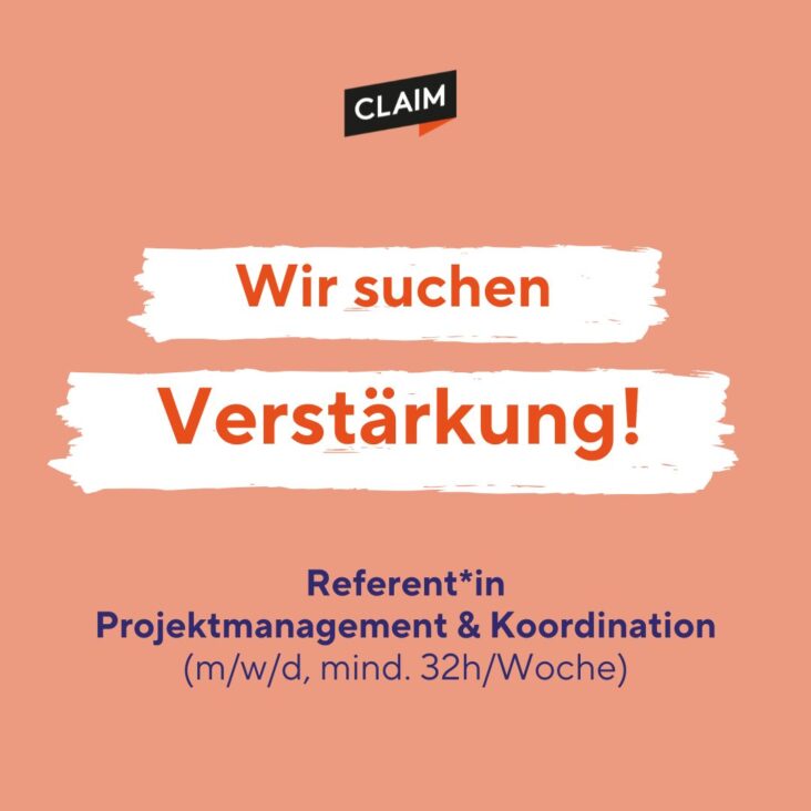 Stellenausschreibung: Projektmanagement und Koordination